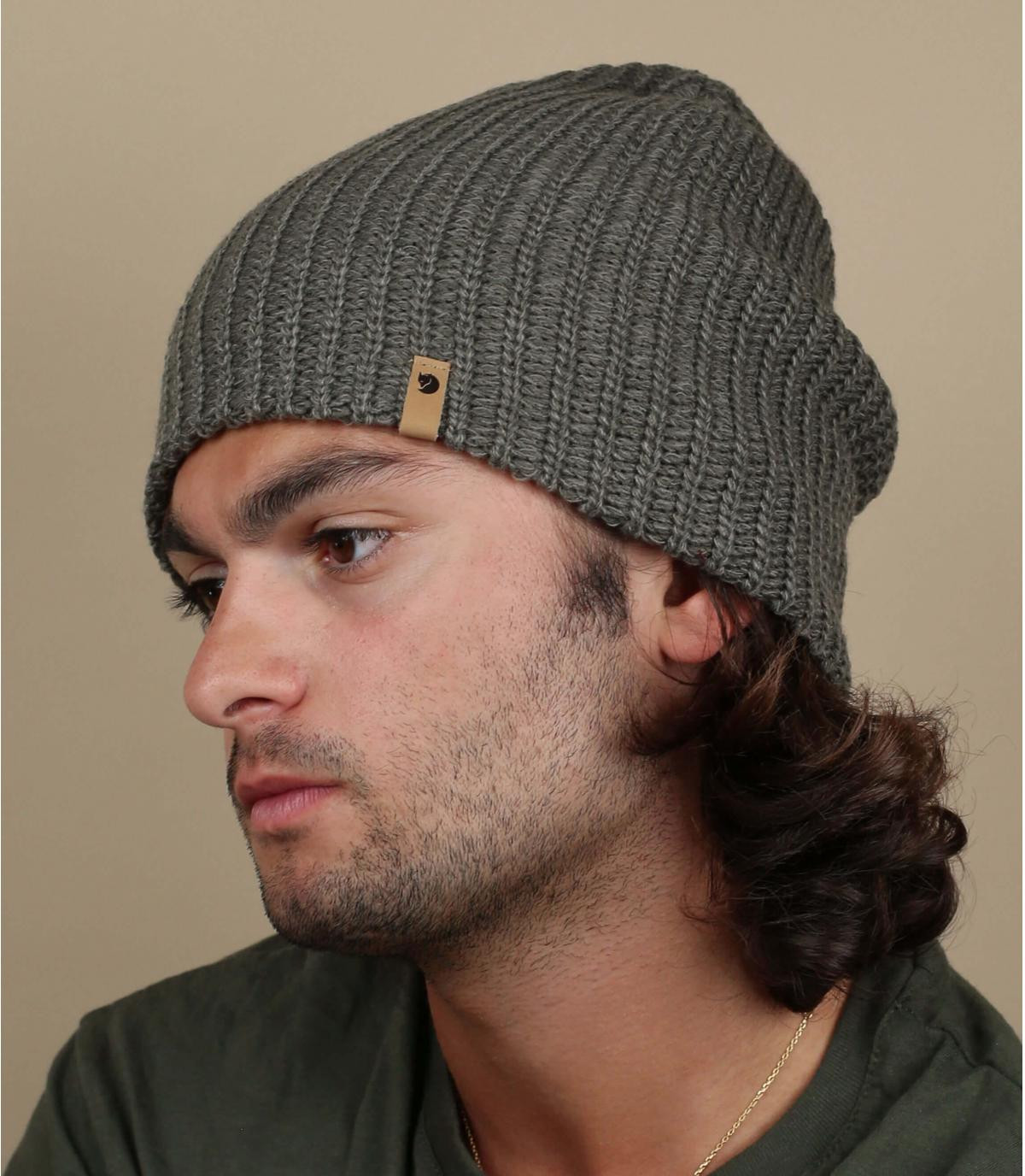 Grey oversize beanie Ovik mountain grey